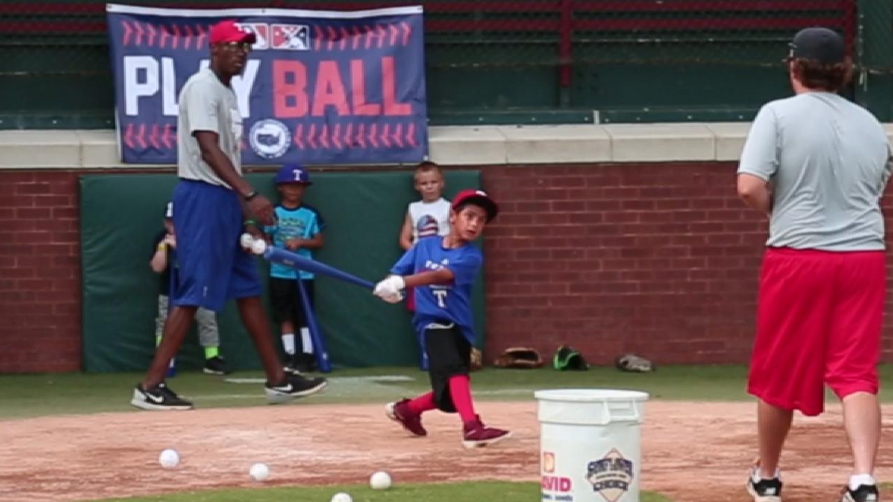 Rangers host Play Ball event on Father's Day