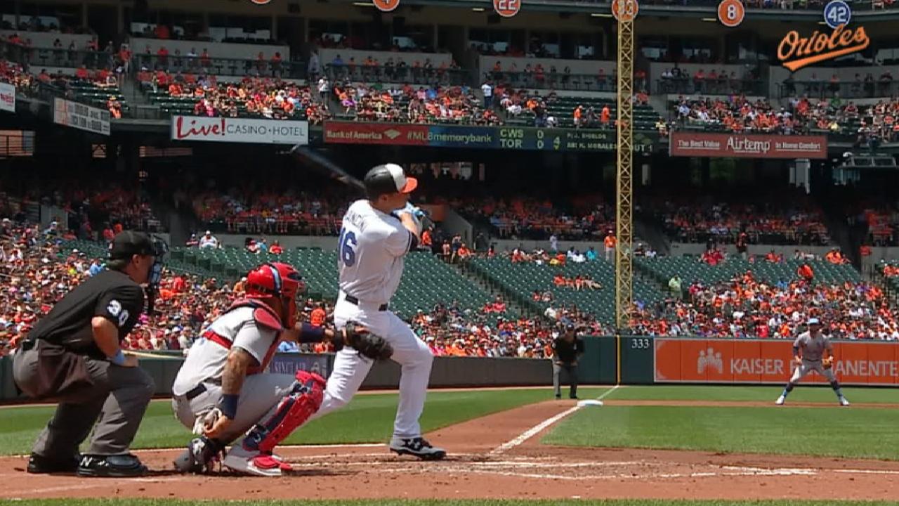 Flying high: O's ride 4 HRs to win vs. Cards