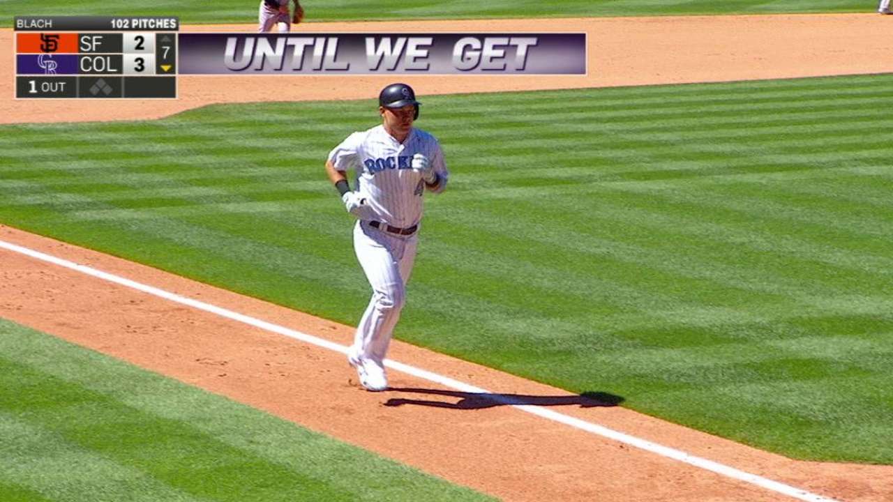 Two Rockies homer on Mother's, Father's Day