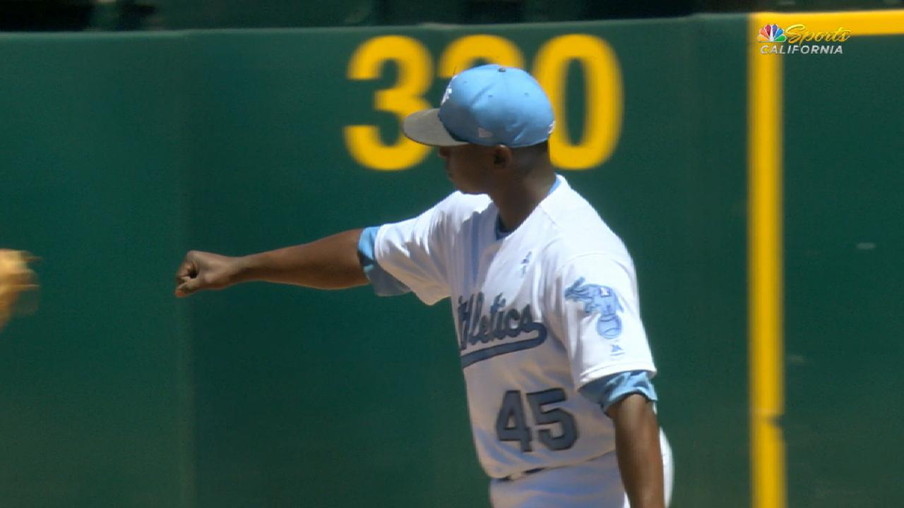 Fountain of youth revitalizes improving A's