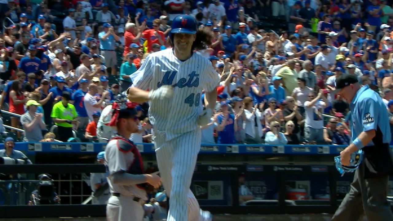 deGrom named POW for 2-way dominance