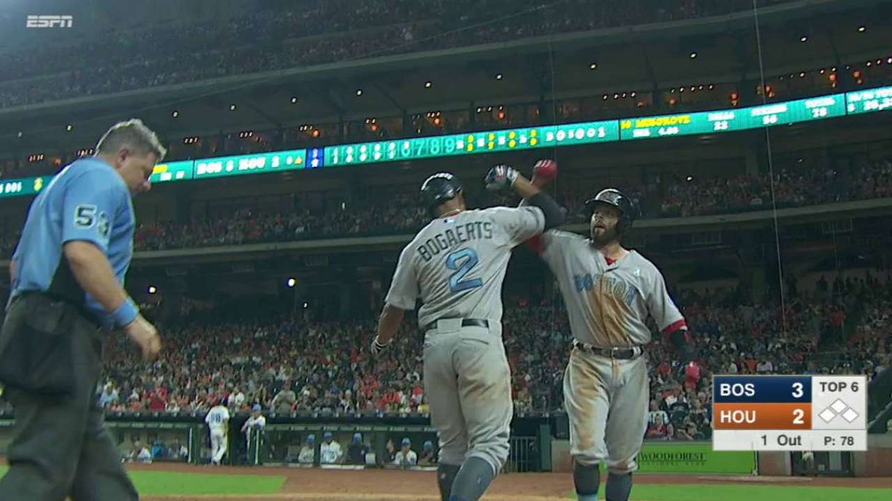 Bogaerts' second homer of game
