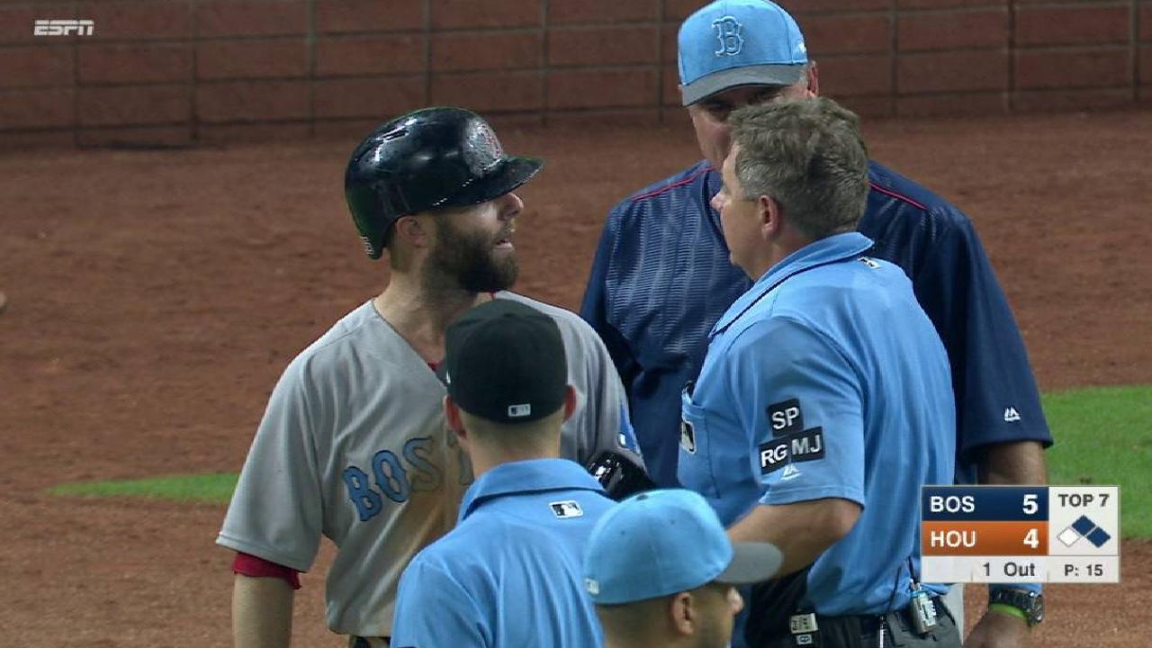 Pedroia exits, undergoes X-rays after HBP