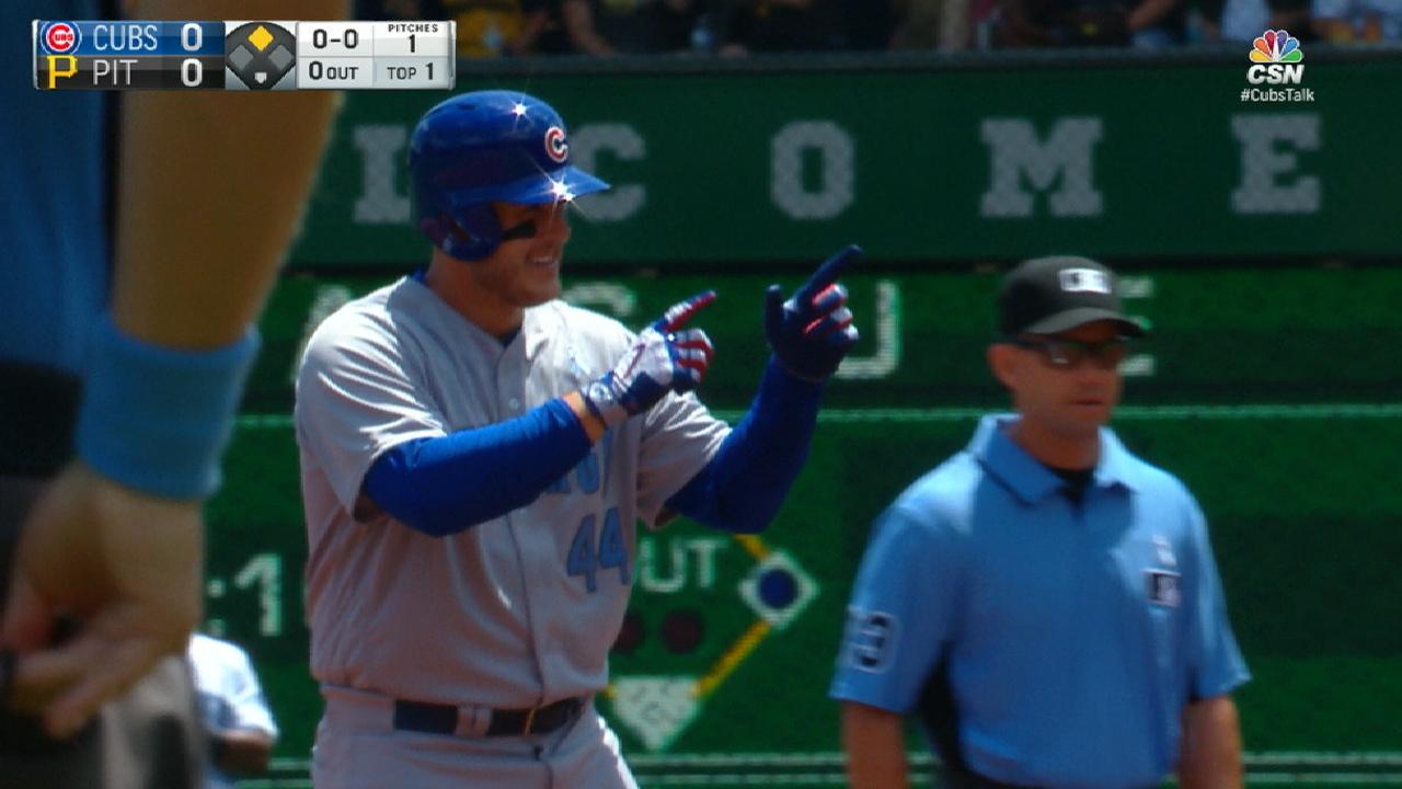 Rizzo sizzles from leadoff spot