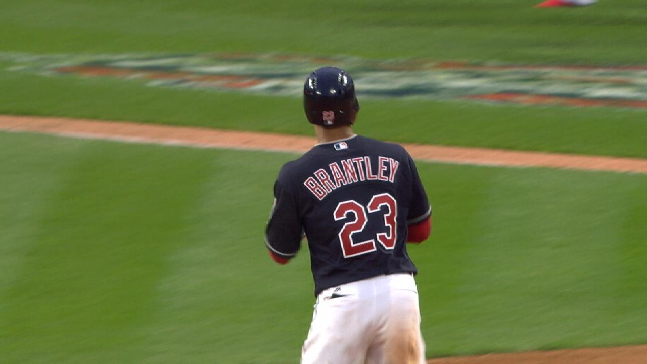 Indians lose Brantley to DL with ankle sprain