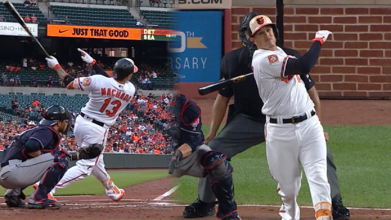 Machado suena dos HR en victoria de Orioles