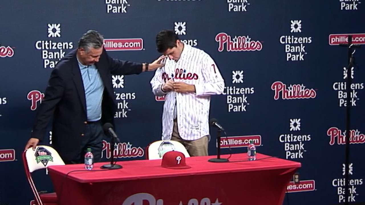 Phillies, top Draft pick Haseley agree to terms