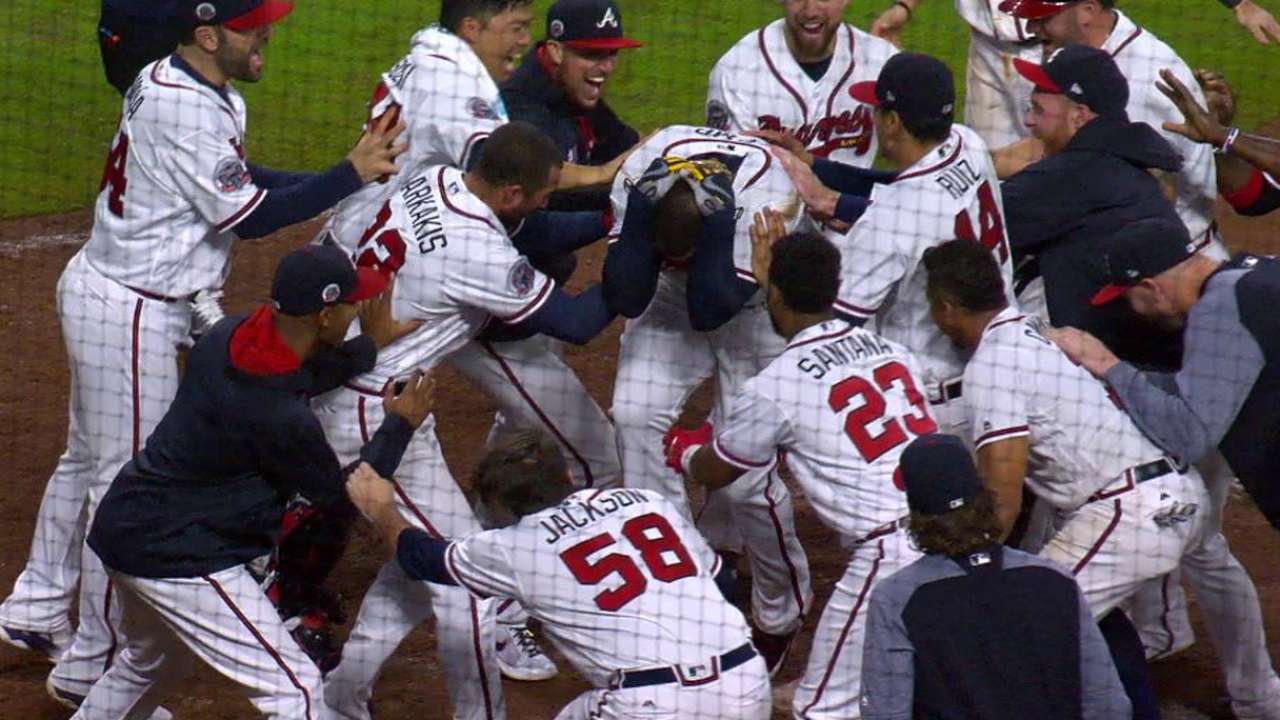 Atlanta sentencia a San Francisco en la 11ma con jonrón de Kemp