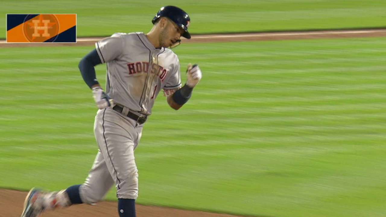 Correa's solo shot to center