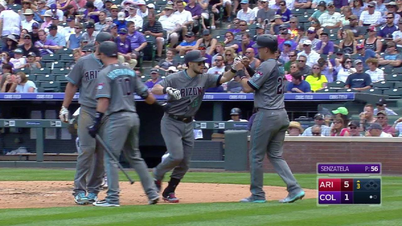 D-backs apabullan a Rockies a domicilio y se llevan la serie