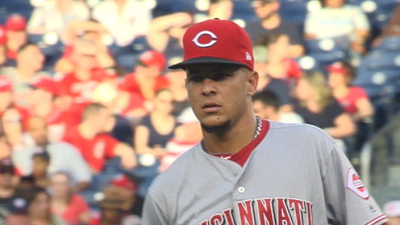 Luis Castillo demostró su arsenal en su debut de G.L. por los Rojos