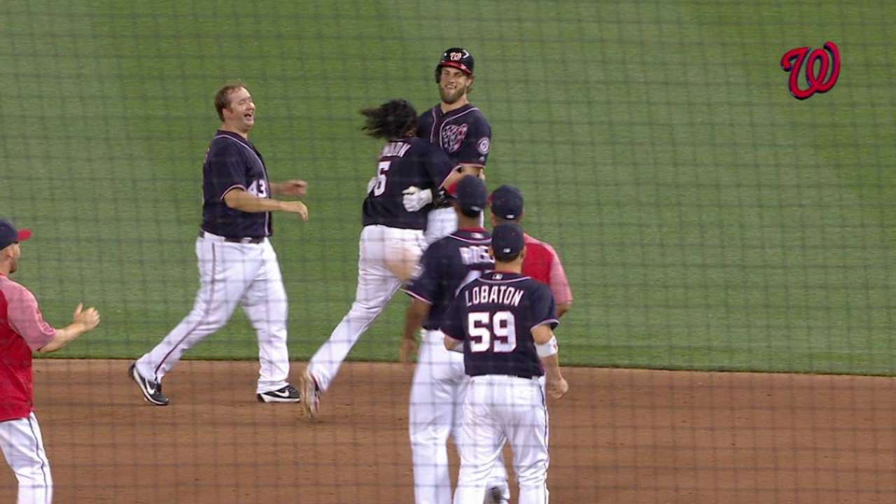 Harper's rocket walk-off single