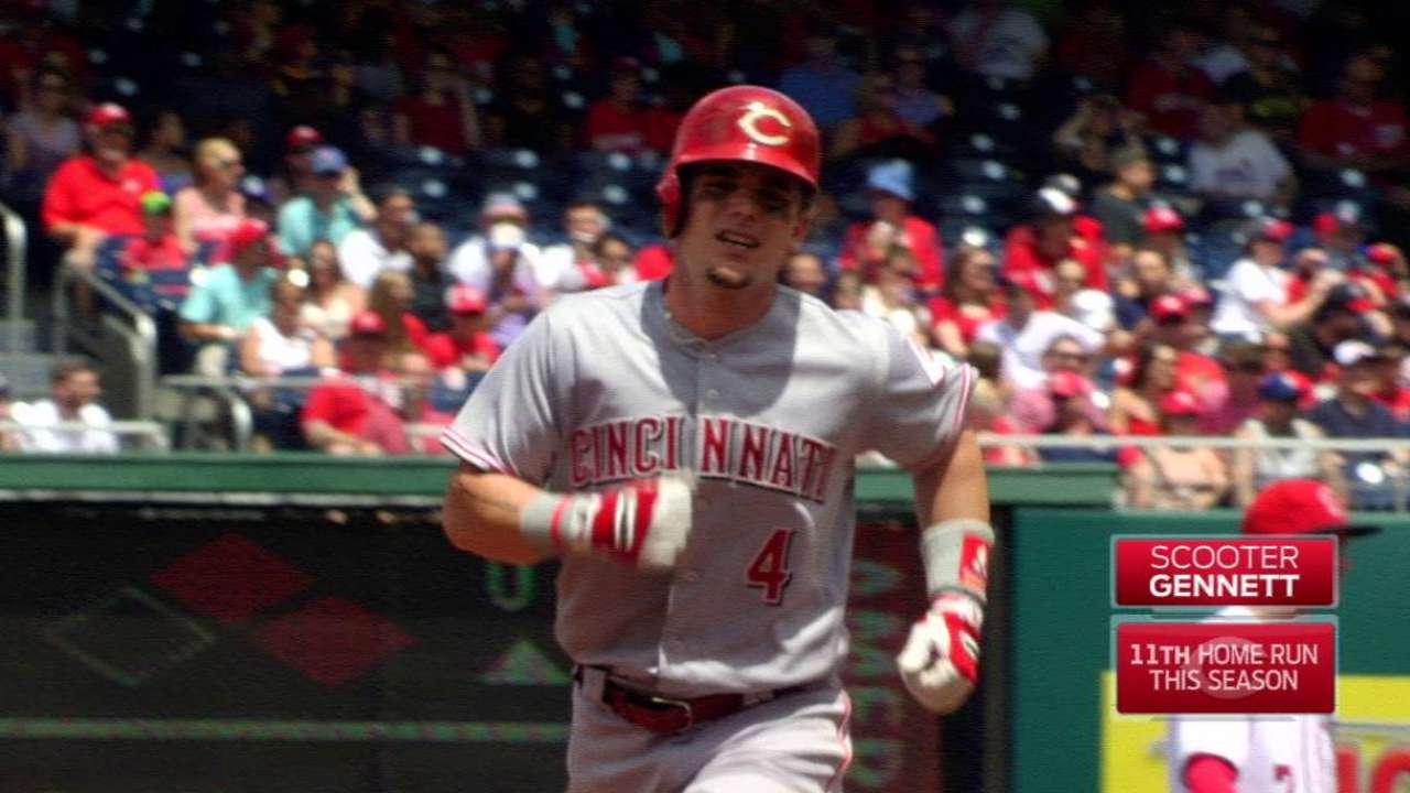 Gennett's solo homer