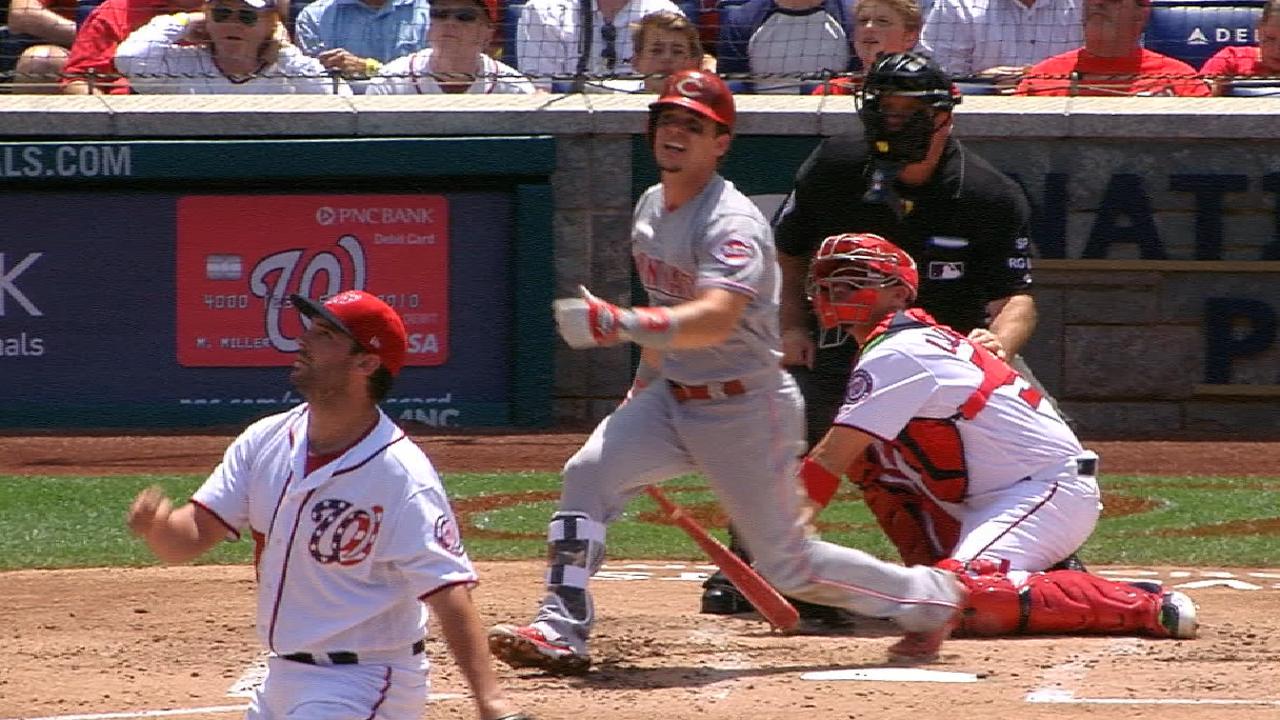 Rojos se llevaron el del honor ante Nacionales