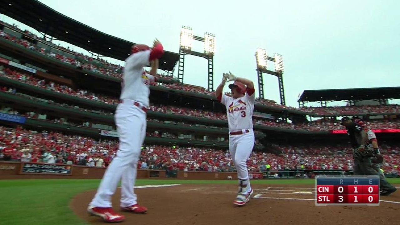 Wacha, jonrones de Cardenales acabaron con Rojos