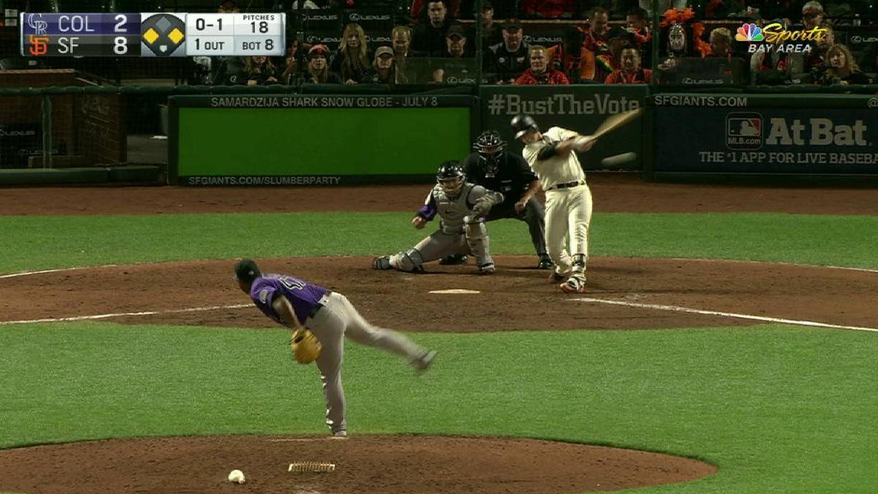 Posey lideró ofensiva de Gigantes sobre Rockies