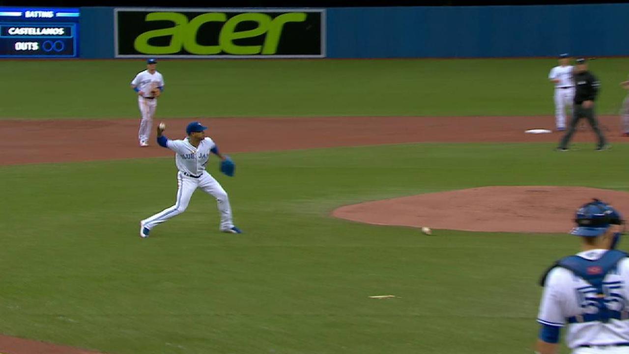 Stroman avoids shattered bat