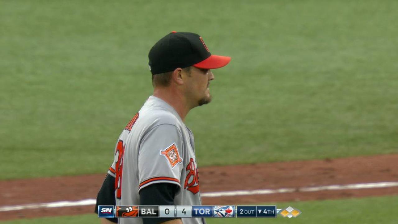 Two Blue Jays score on error