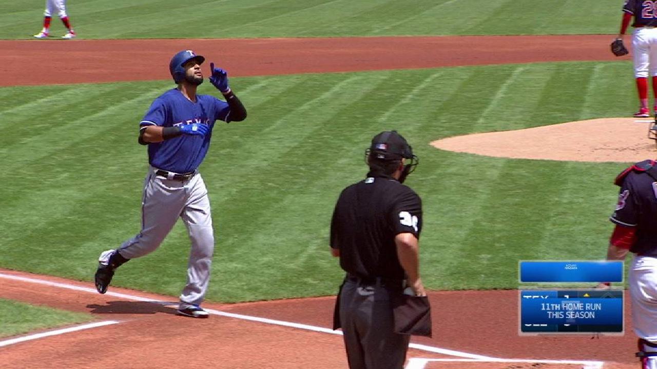 Cashner, Rangers tuvieron mala tarde en Cleveland