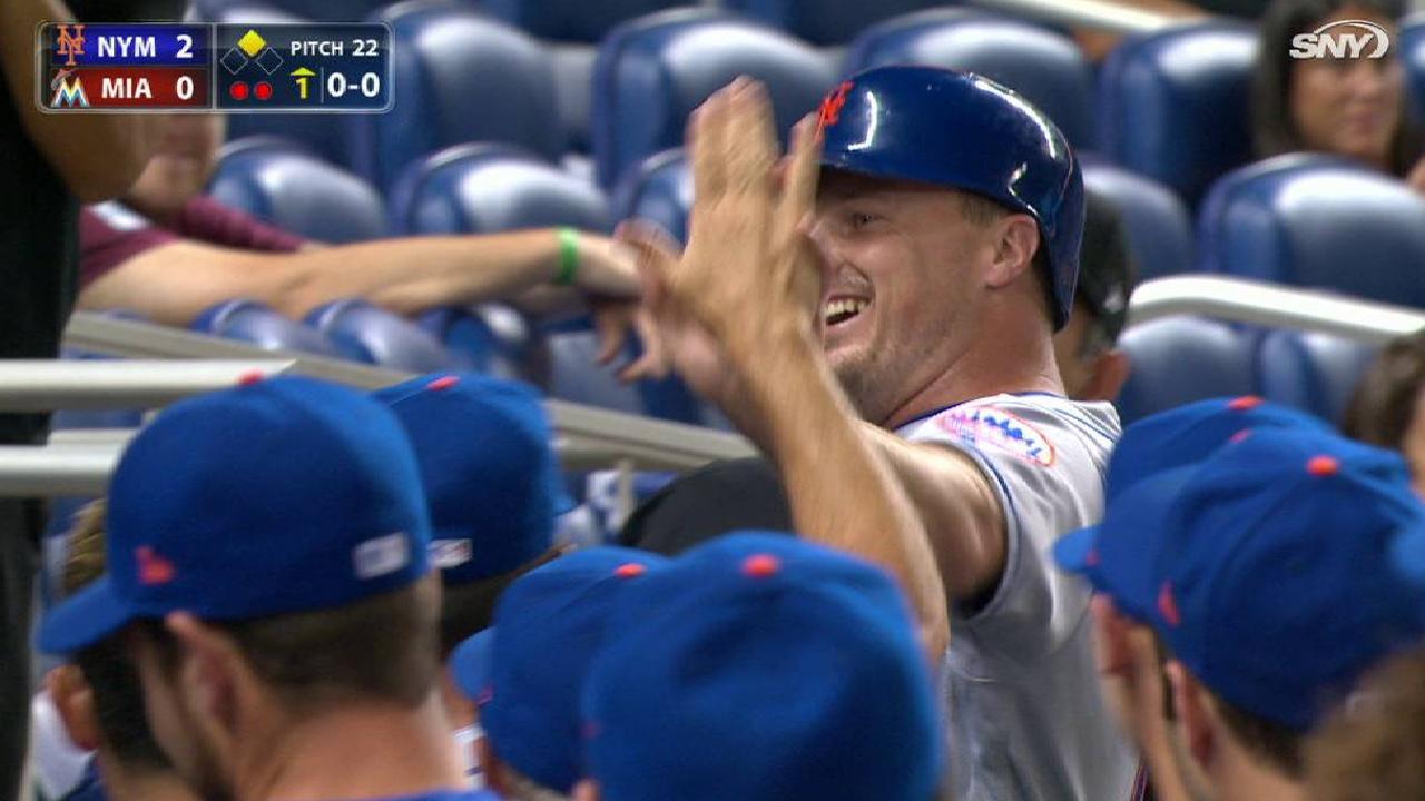 Ofensiva de Mets apoyó labor de Seth Lugo ante los Marlins