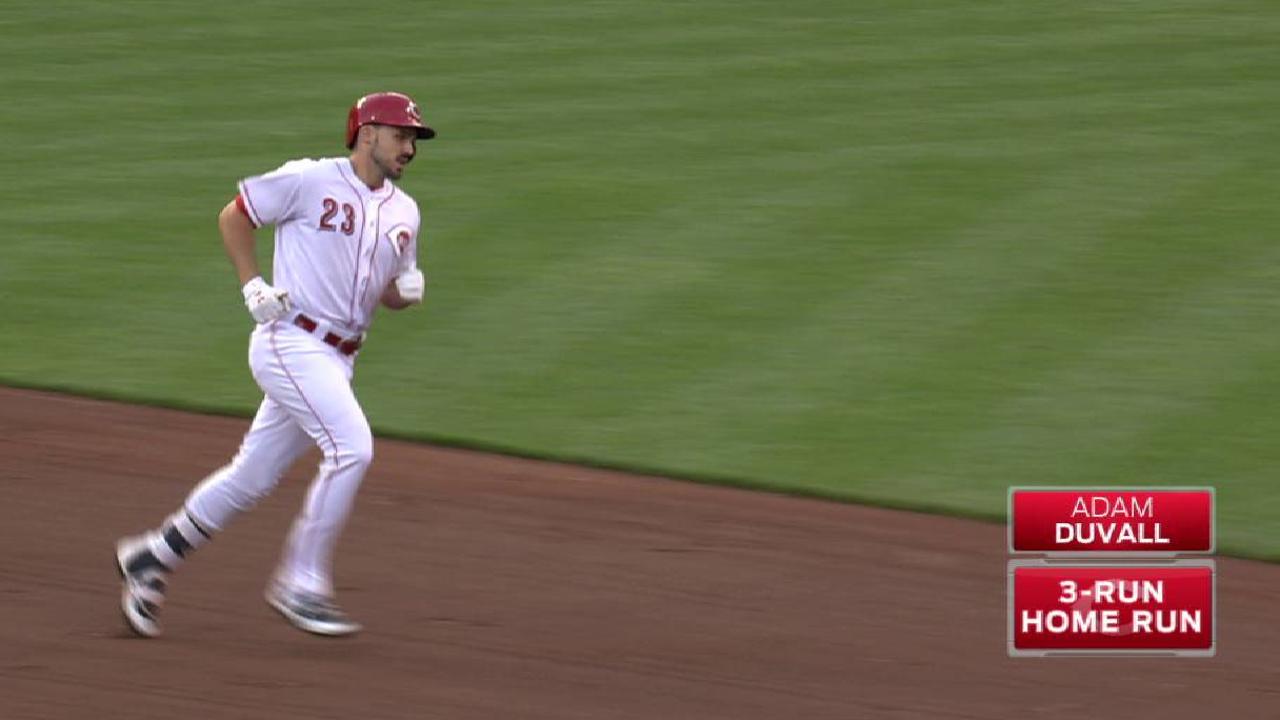 Duvall's three-run jack