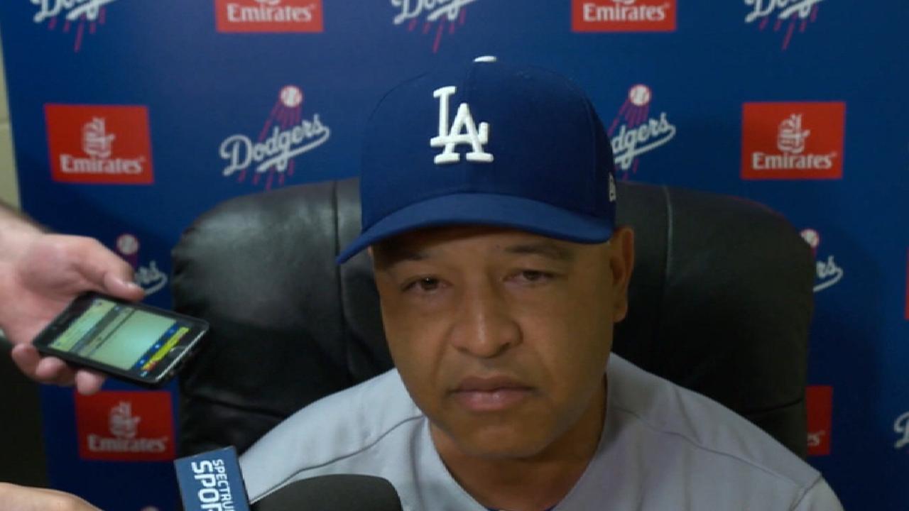 Roberts on incident vs. Padres
