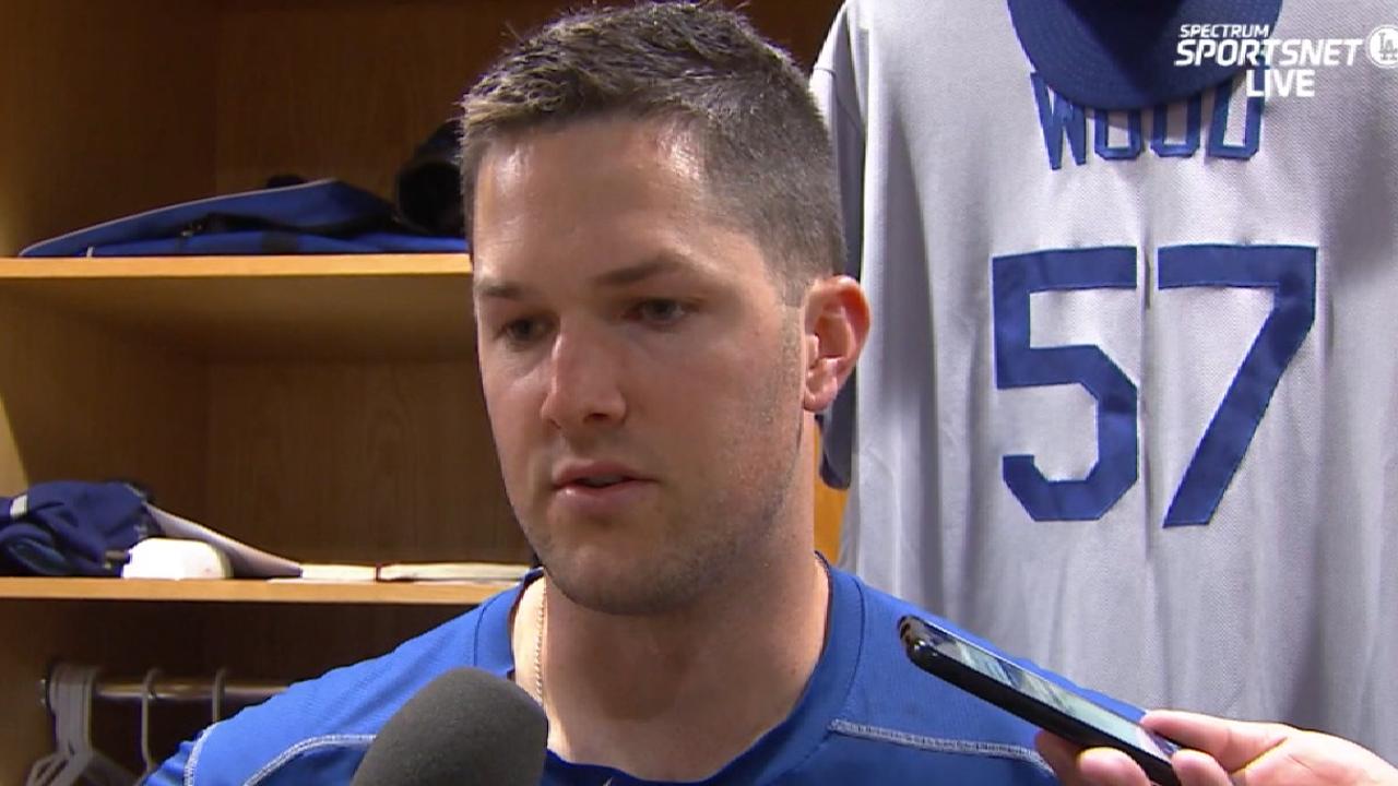 Wood on 1st-inning altercation