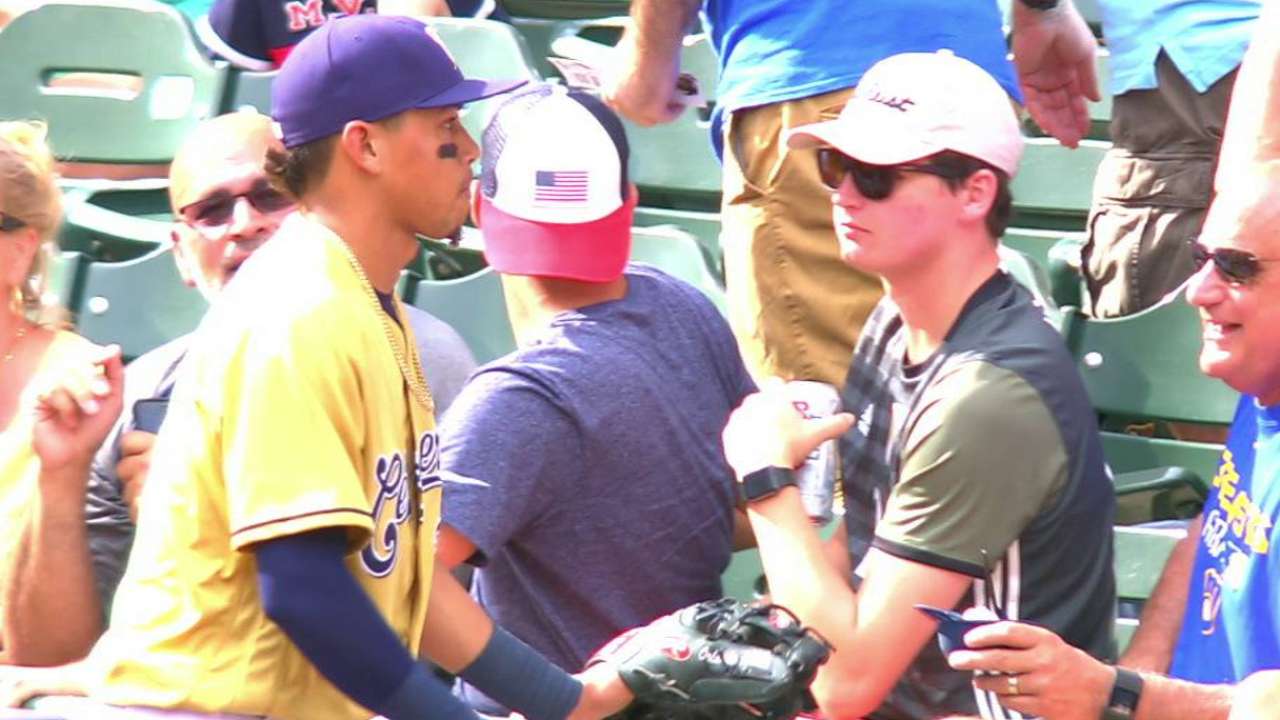 Arcia cools off with ice cream