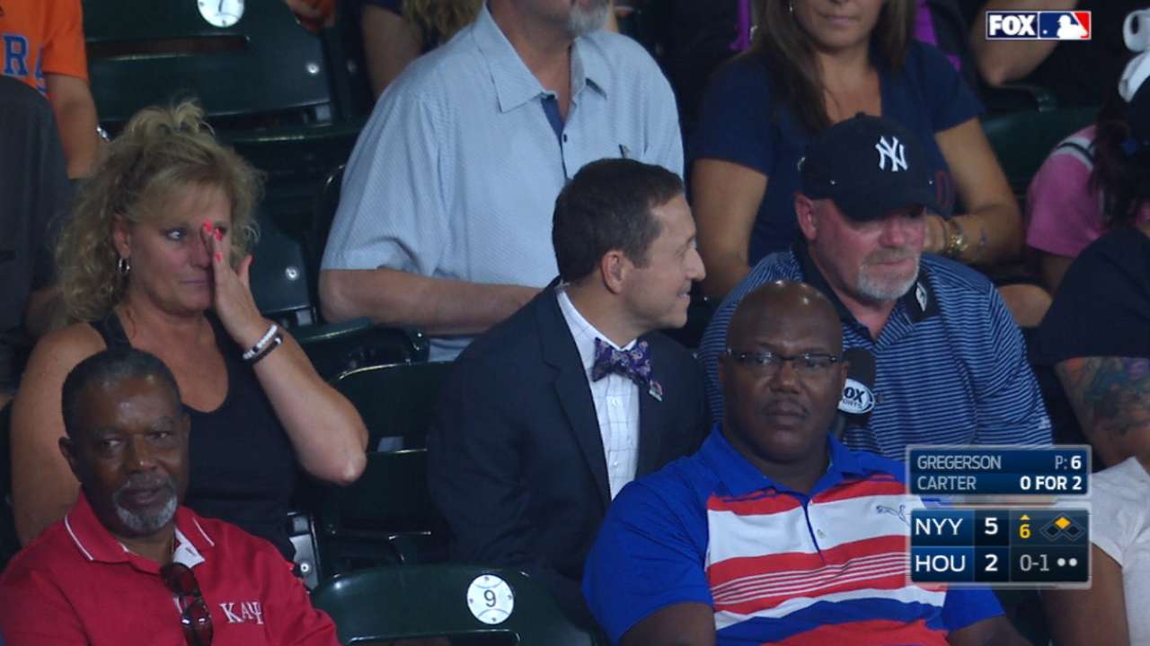 Frazier's parents on callup