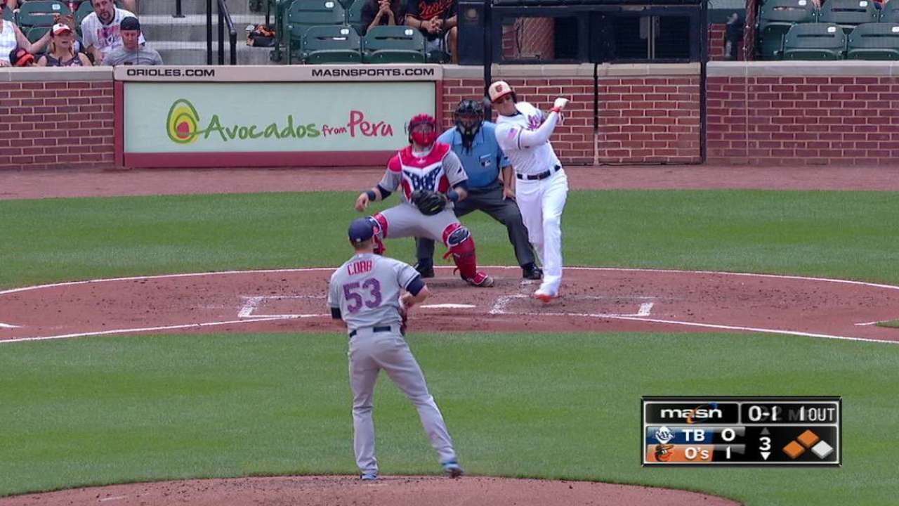 Manny Machado la bota y Orioles doblegan a Rays