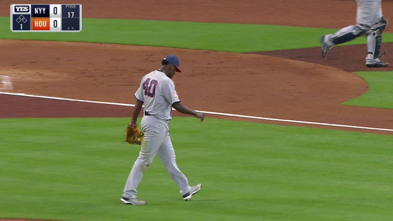 Severino, Yanks' bats struggle in loss to Astros