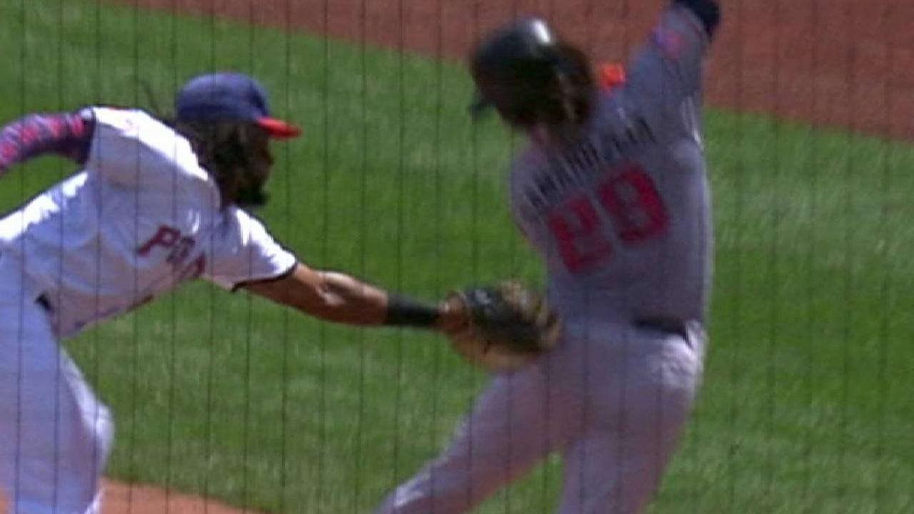 Pirates challenge the safe call