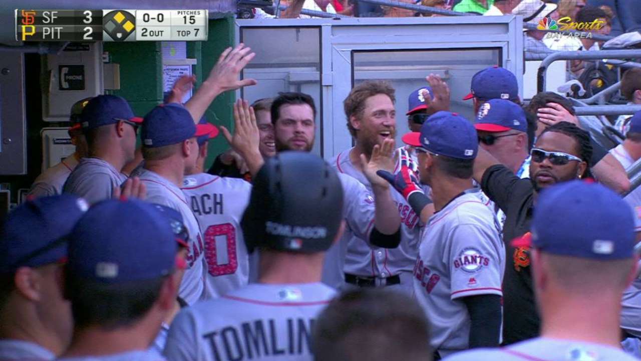 Tomlinson's sac fly in the 7th