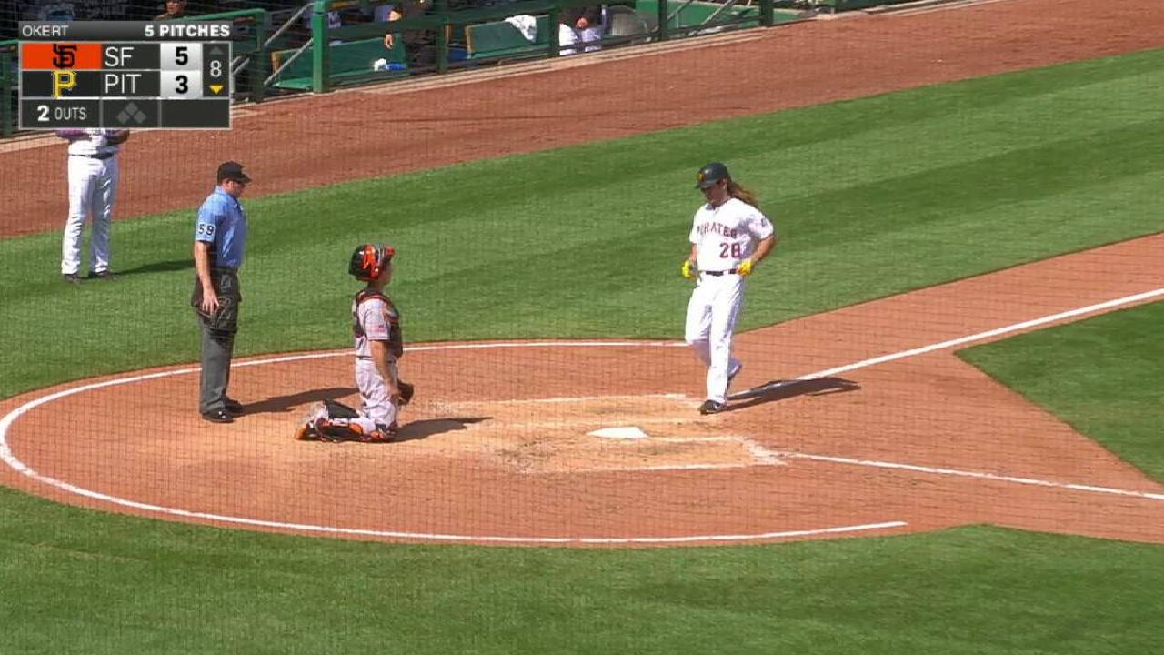 Jaso's solo home run in the 8th
