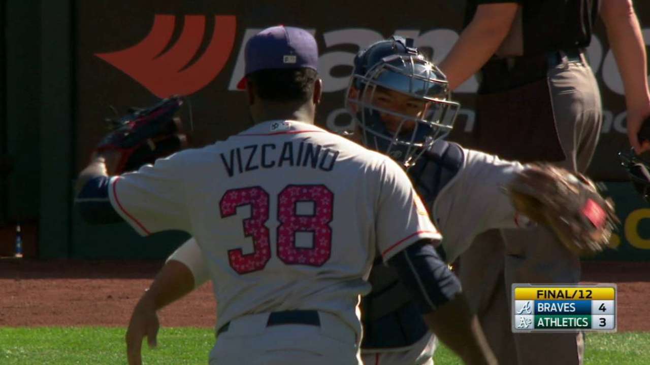 Vizcaino near return after throwing pain-free
