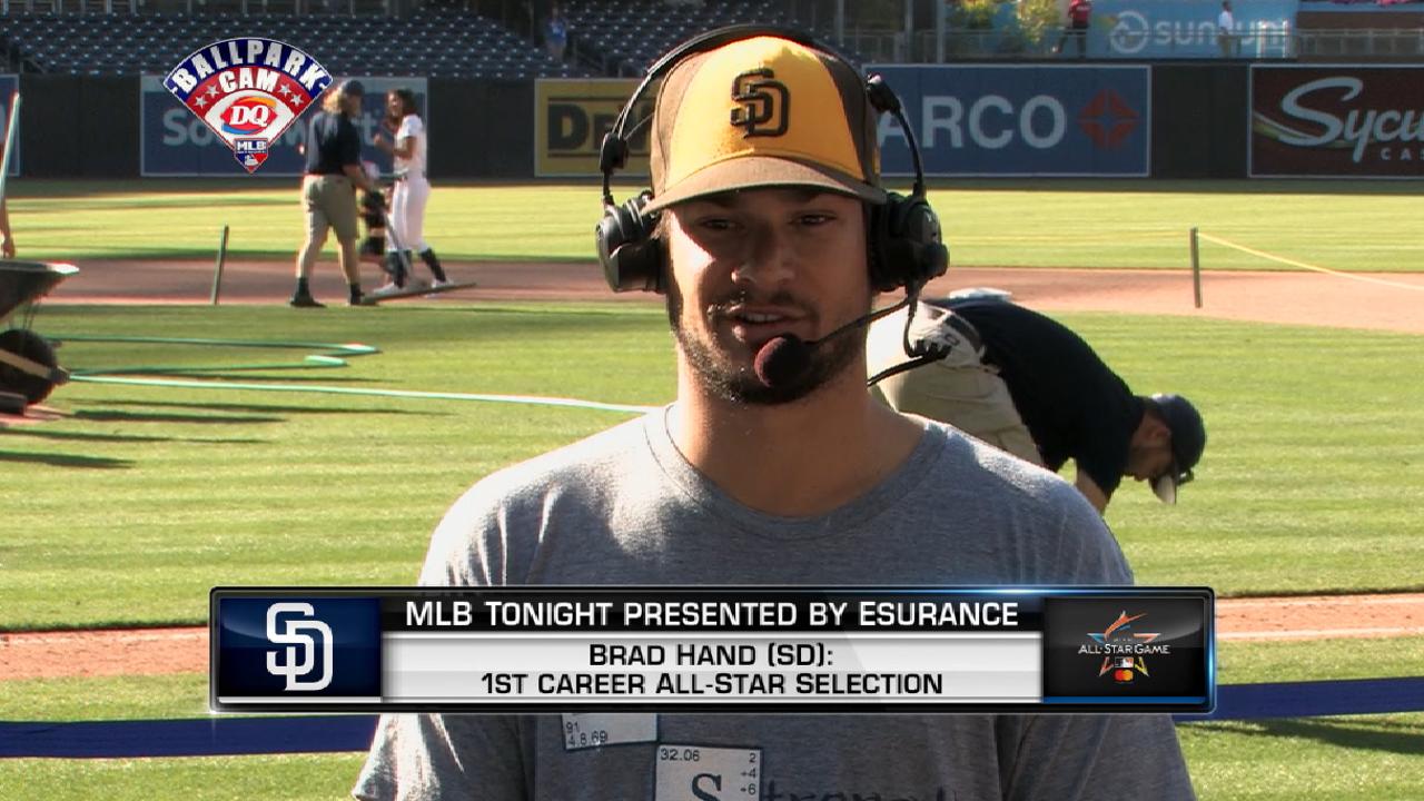 Hand on being an All-Star
