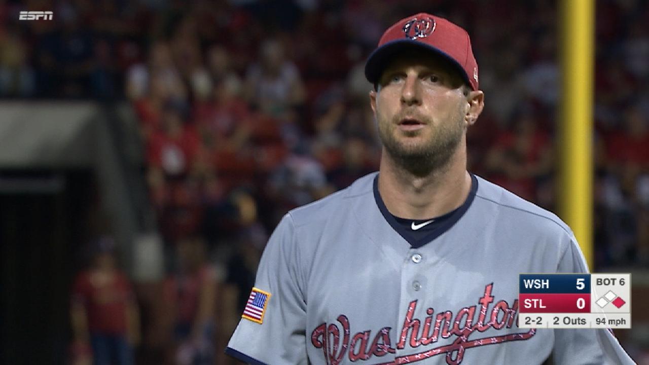 Scherzer K's 12 in gem vs. Cards