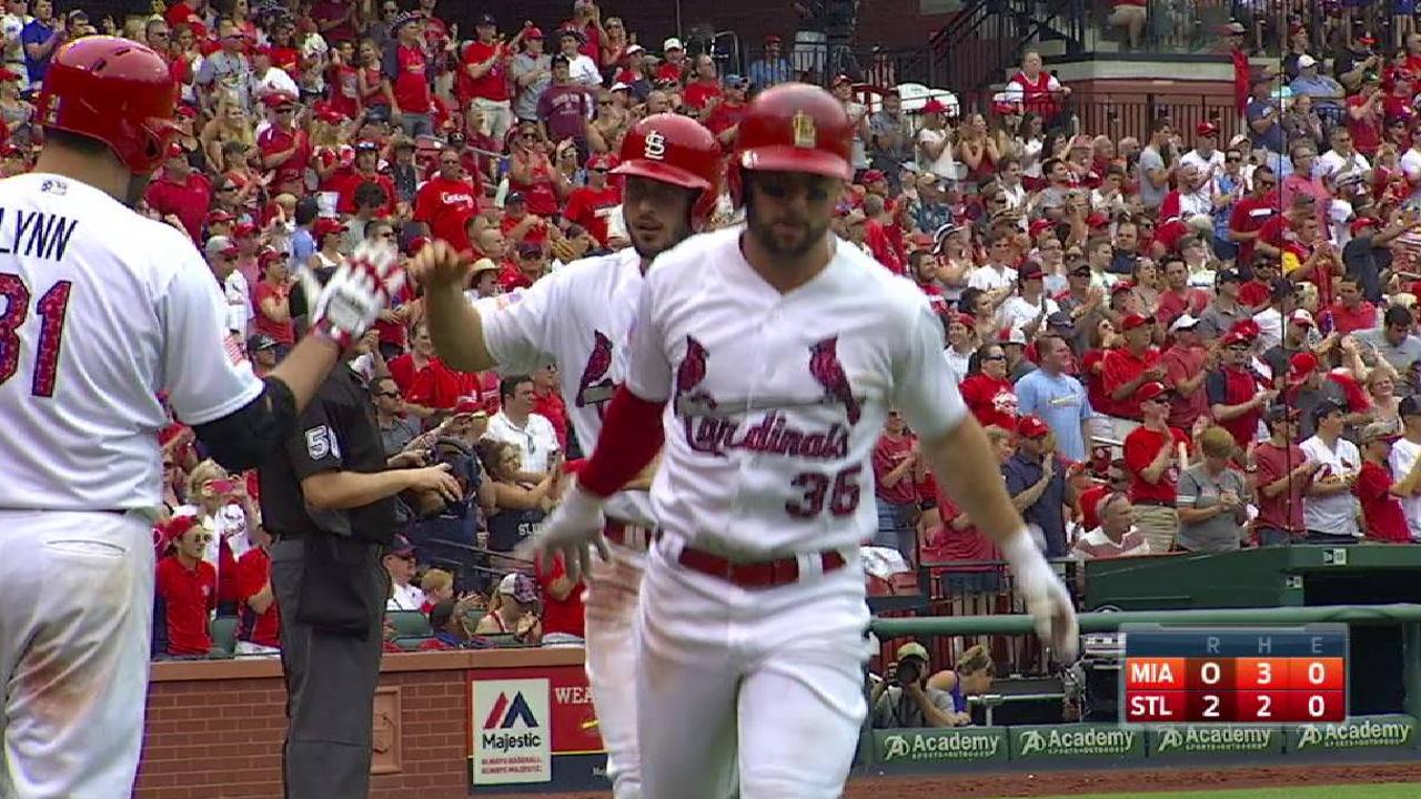Cards have Fourth spoiled by Marlins' rally