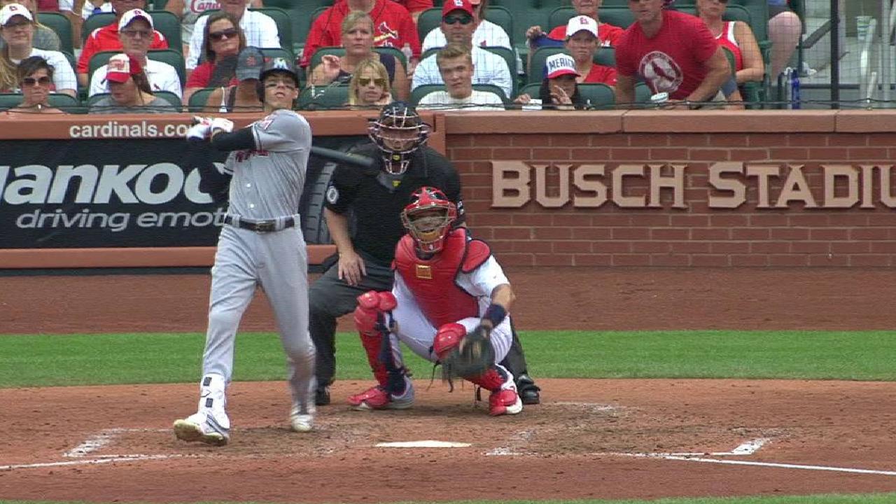 Yelich y Ureña impulsan a los Marlins en San Luis