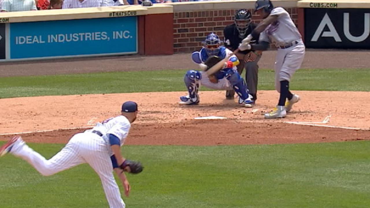 Rays score five in the 4th