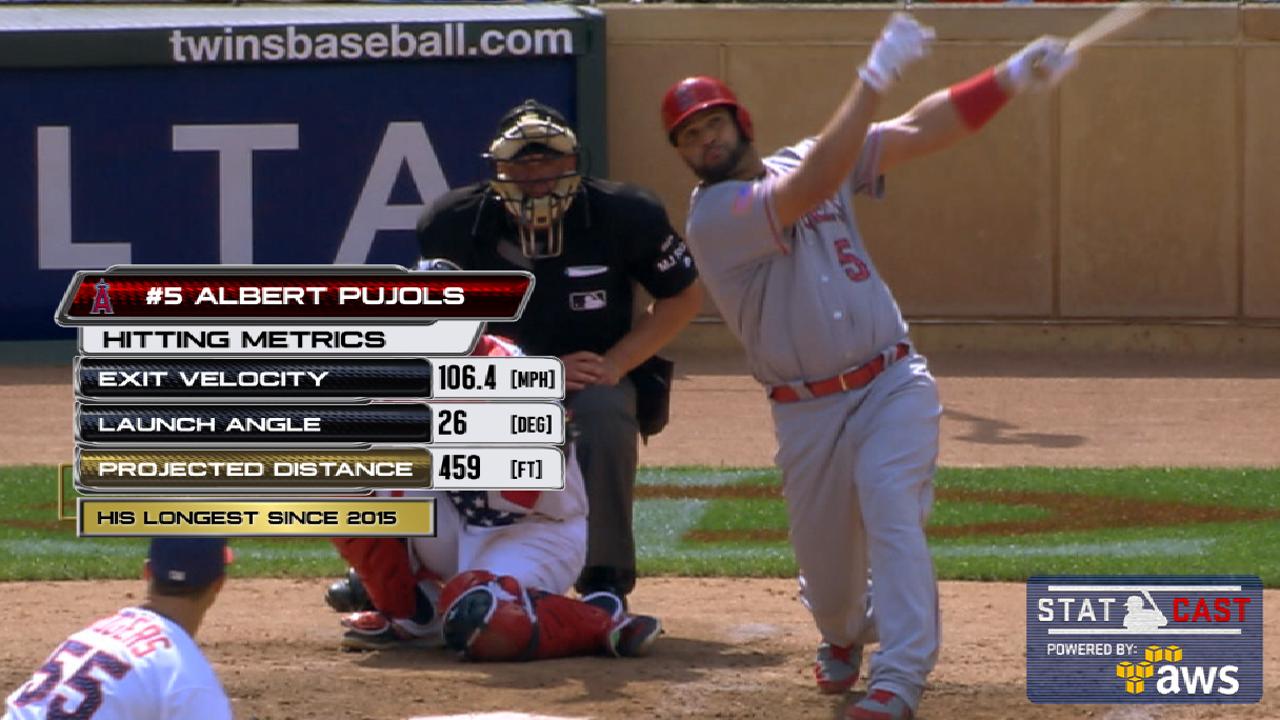 Statcast of the Day: Pujols mashes monster HR
