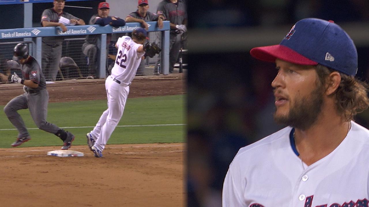 Kershaw loses no-hit bid in 7th