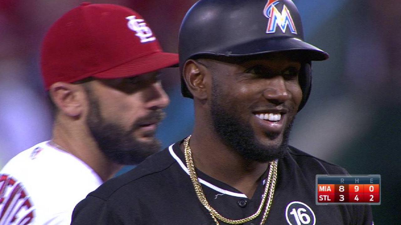 Ozuna's RBI double