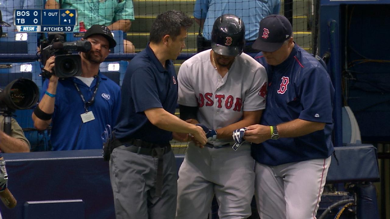 Bogaerts' return still up in air after HBP