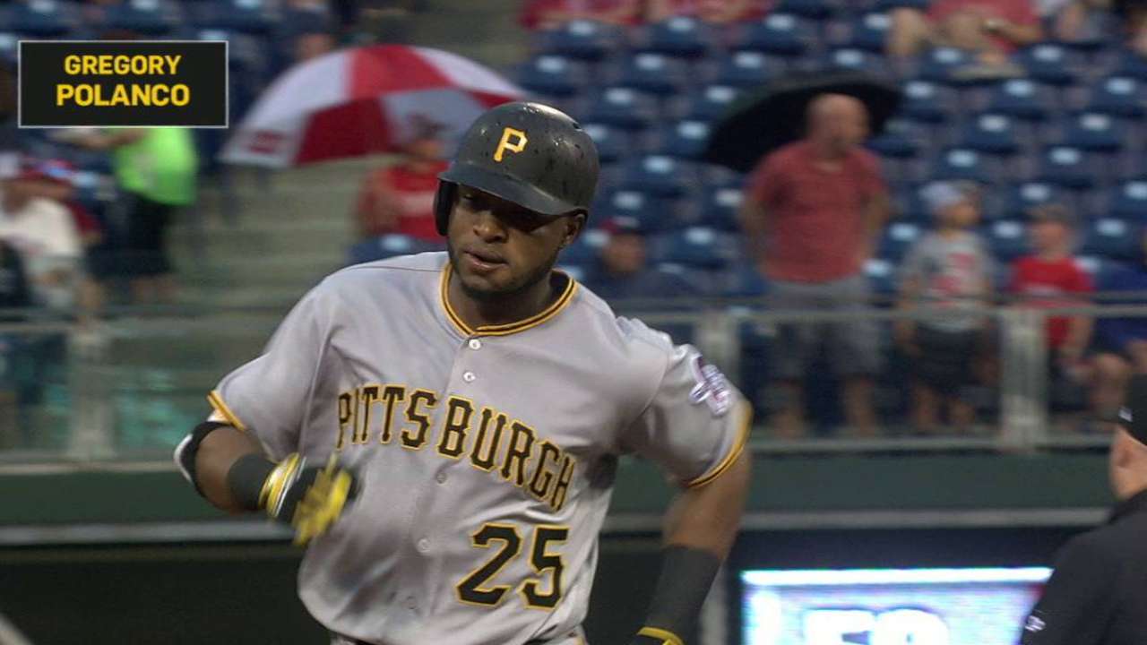 Polanco's solo home run