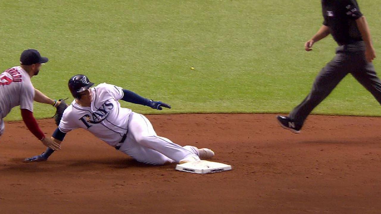 Morrison's double to right