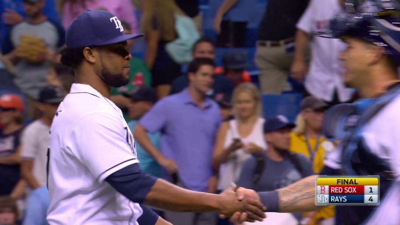Colome gets Lin to earn the save