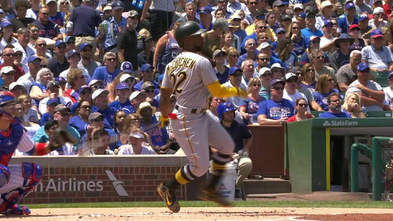 McCutchen's double in the 1st