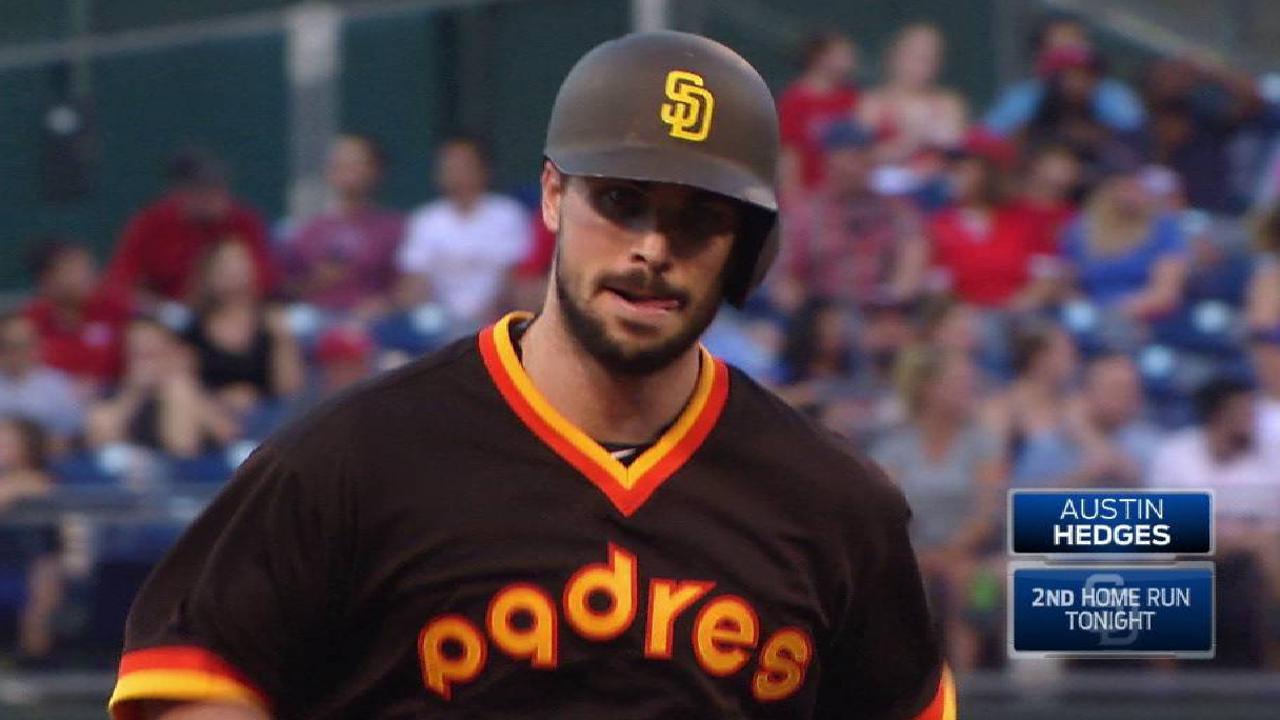 Hedges' second solo homer