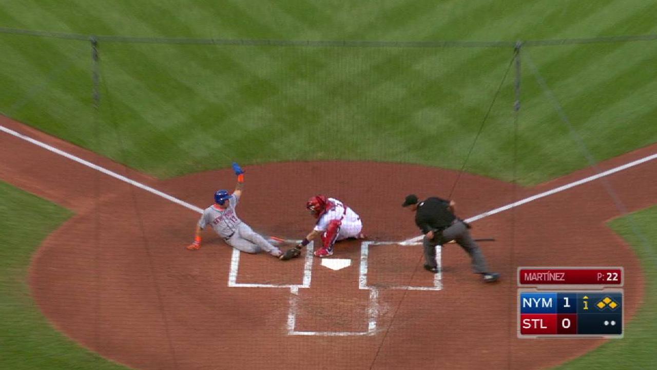 Grichuk cuts down Cabrera